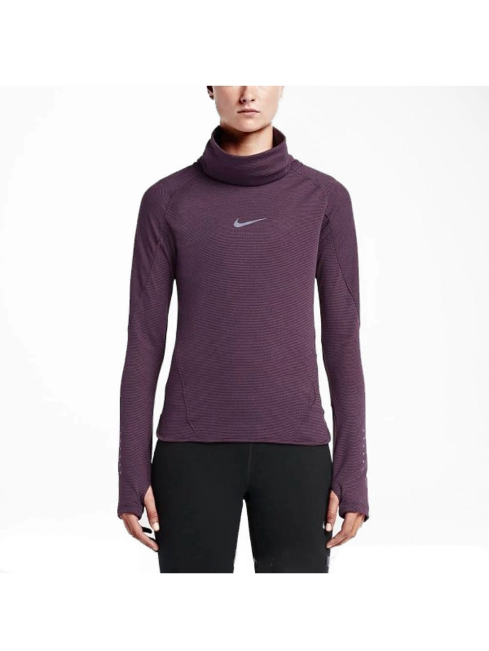 Nike Women's Plum Turtleneck Training Top